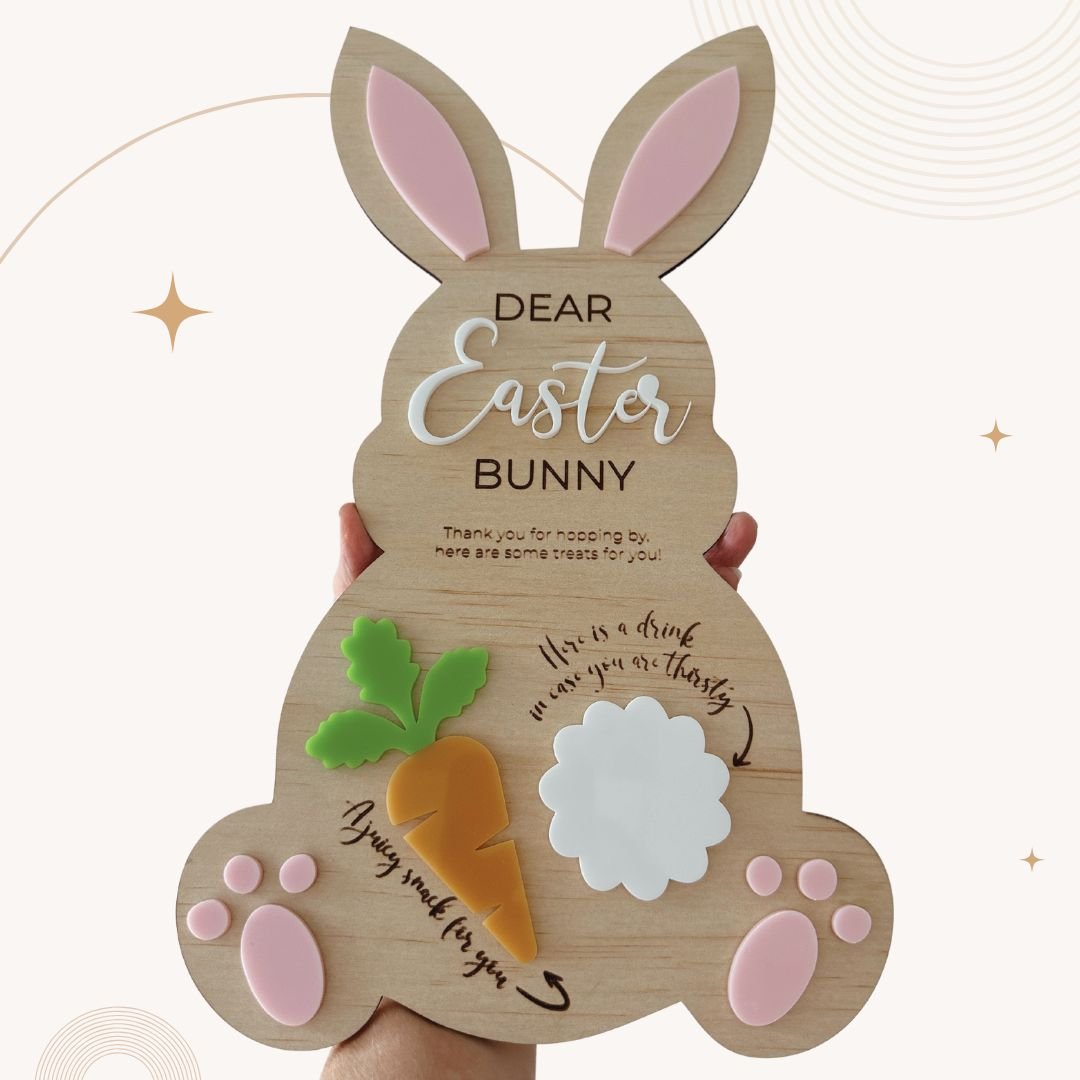 Easter Bunny Treat Board - My Little Makers