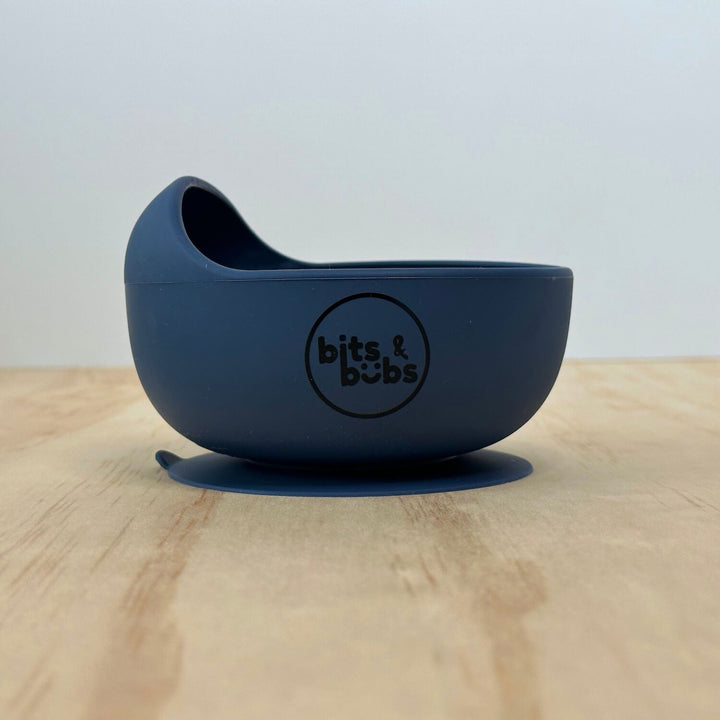 Deep Sea Blue Silicone Feeding Gift Set - Bits and Bubs