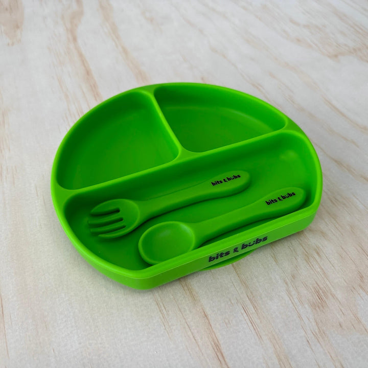 Kermit Green Silicone Feeding Gift Set - Bits and Bubs