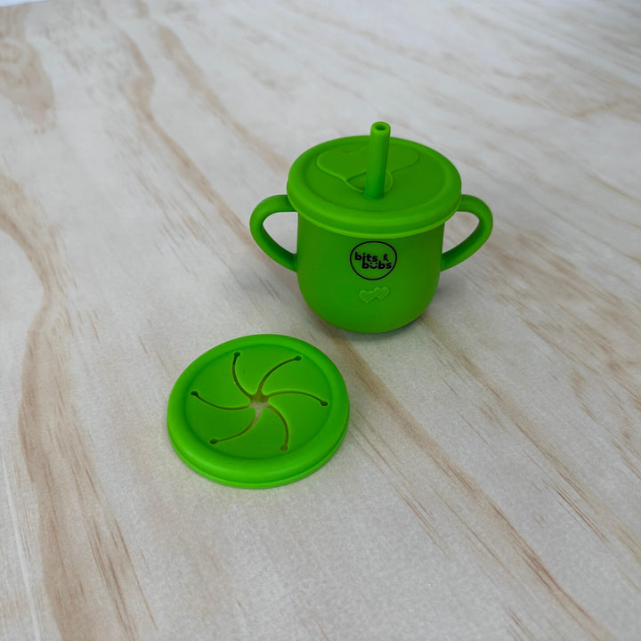 Kermit Green Silicone Feeding Gift Set - Bits and Bubs