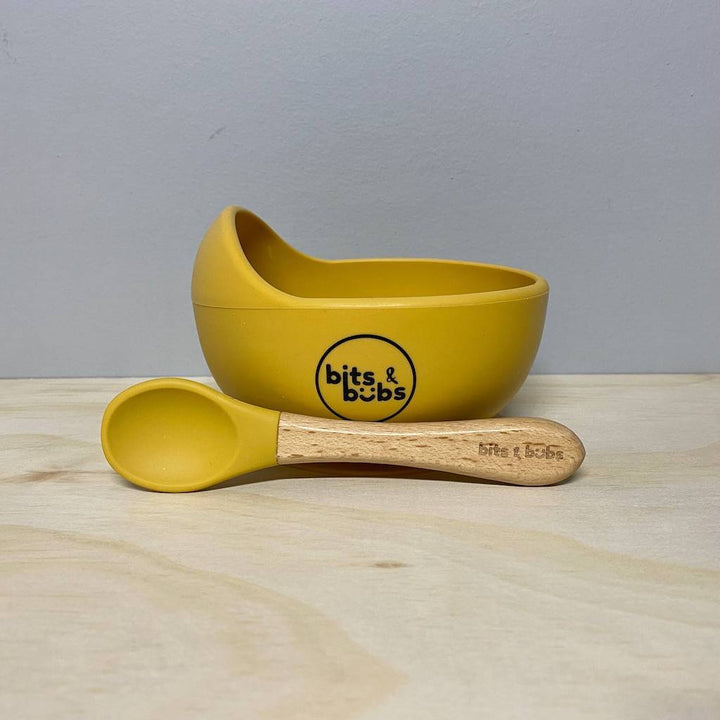 Mustard Silicone Baby Gift Set - Bits and Bubs