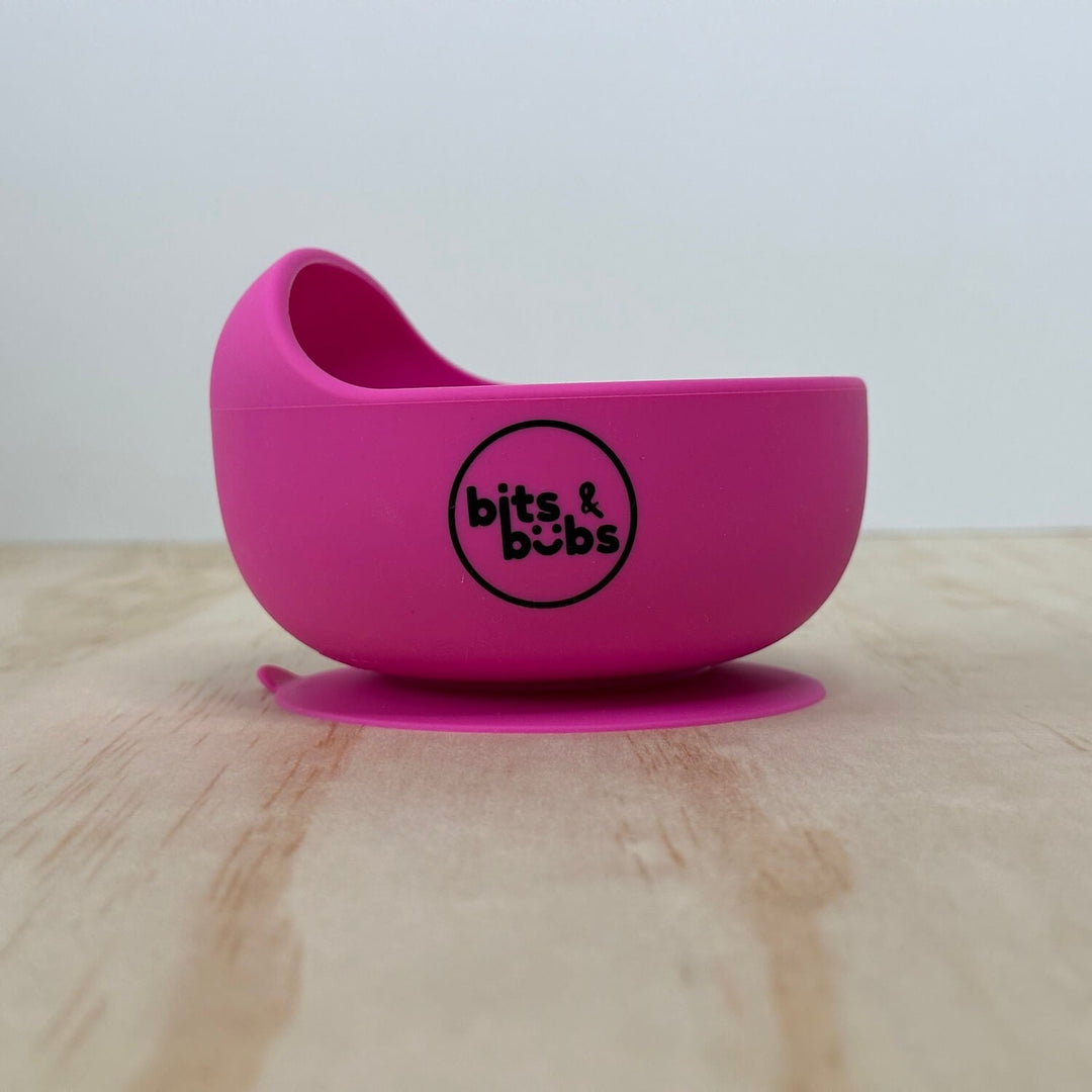 Personalised Keepsake Box with Hot Pink Feeding Set - Bits and Bubs