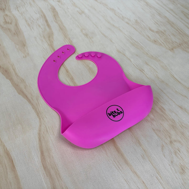 Personalised Keepsake Box with Hot Pink Feeding Set - Bits and Bubs