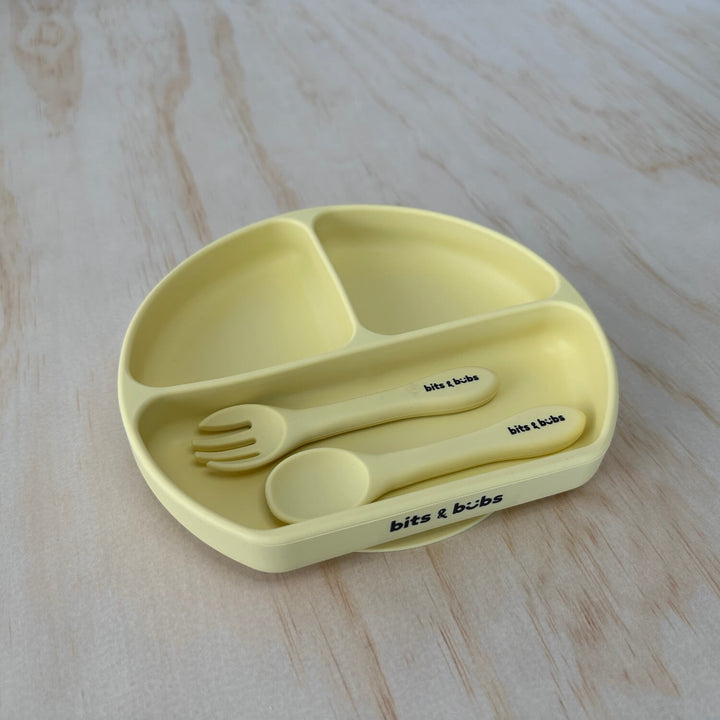 Personalised Keepsake Box with Lemon Feeding Set - Bits and Bubs