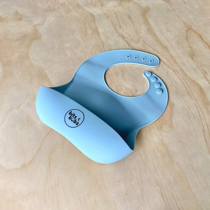 Sky Blue Feeding Set with Custom Keepsake Box - Bits and Bubs